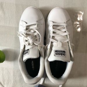 White adidas cloudfoam